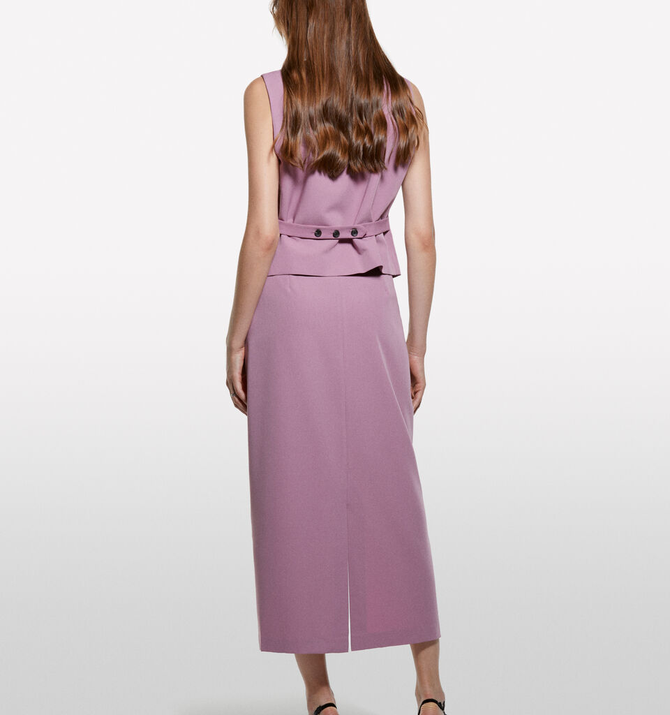 Colete malva slim fit - coletes para mulher - Lilás | Sisley image number 2